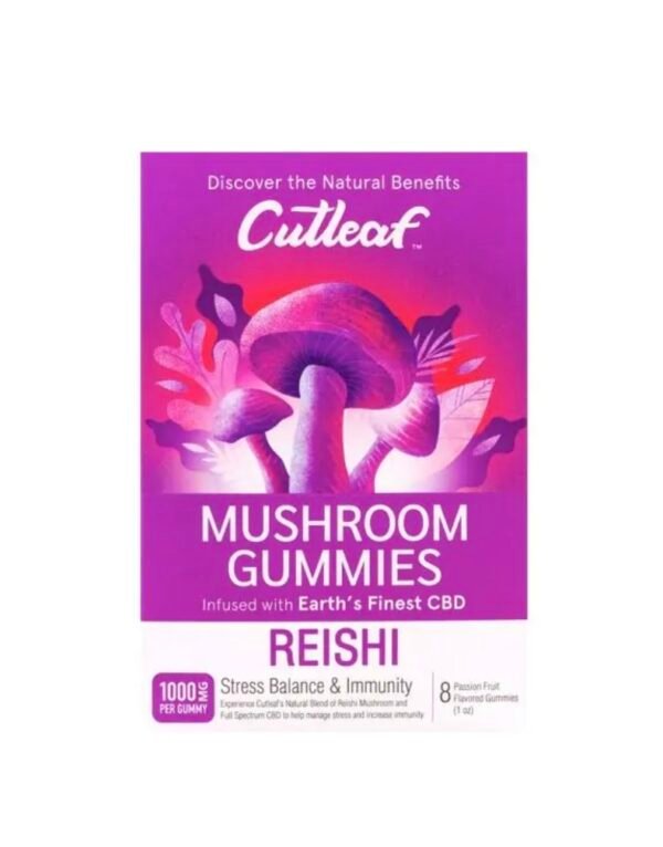 CUTLEAF ZERO THC MUSHROOM GUMMIES 8PCS - Image 5