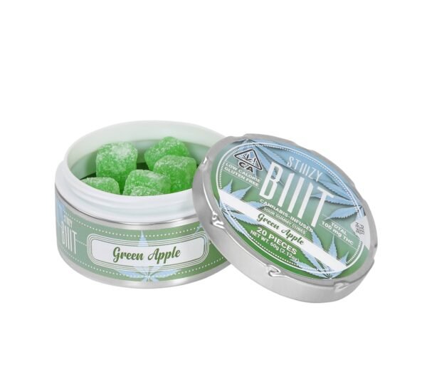 Green Apple BIIIT Sour Gummy Cubes